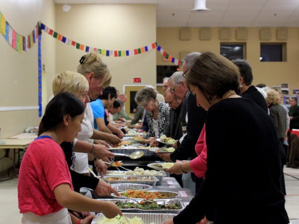 This past Machik dinner is not unlike what will be held on May 4 this year at the Lindsay Armoury, and will feature Tibetan cuisine, a silent auction, and more. Photo: Claudia Gaboury.