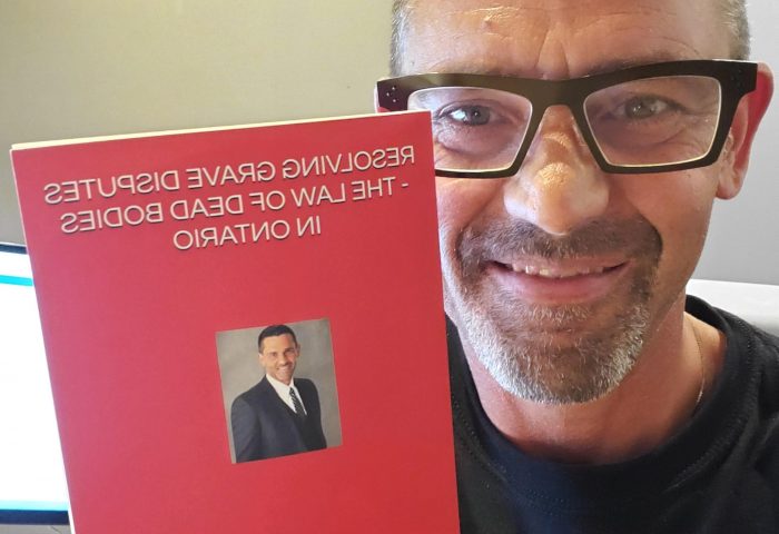 A lawyer digs deep with new book on 'the law of dead bodies'