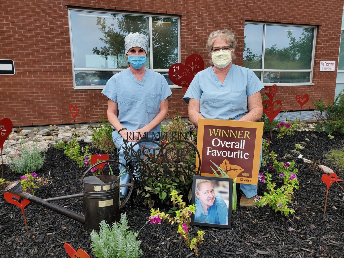 Garden honours late emergency nurse at RMH