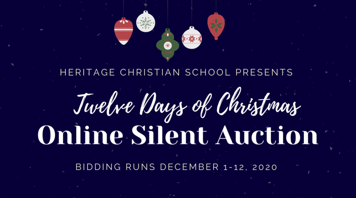 Heritage Christian School holding an online silent auction fundraiser