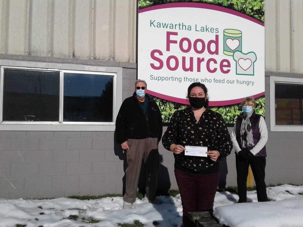 Retired educators donate to area food banks