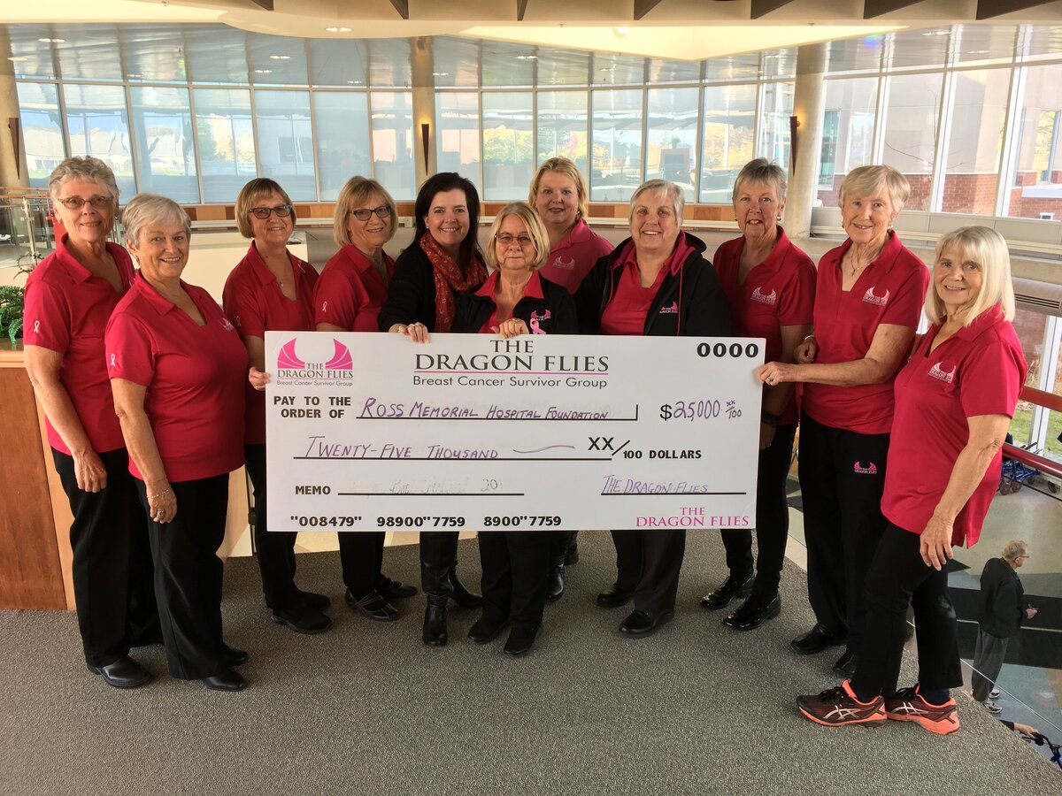 Dragon Flies ‘pay it forward’ with gift for 3D mammography unit