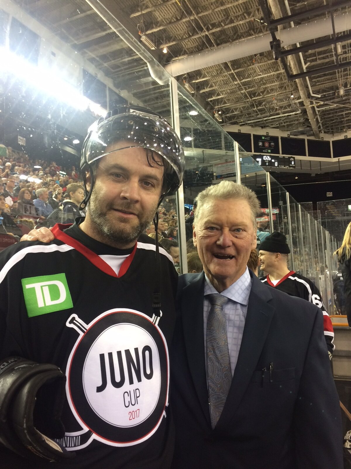 James shoots and scores with song on popular hockey podcast