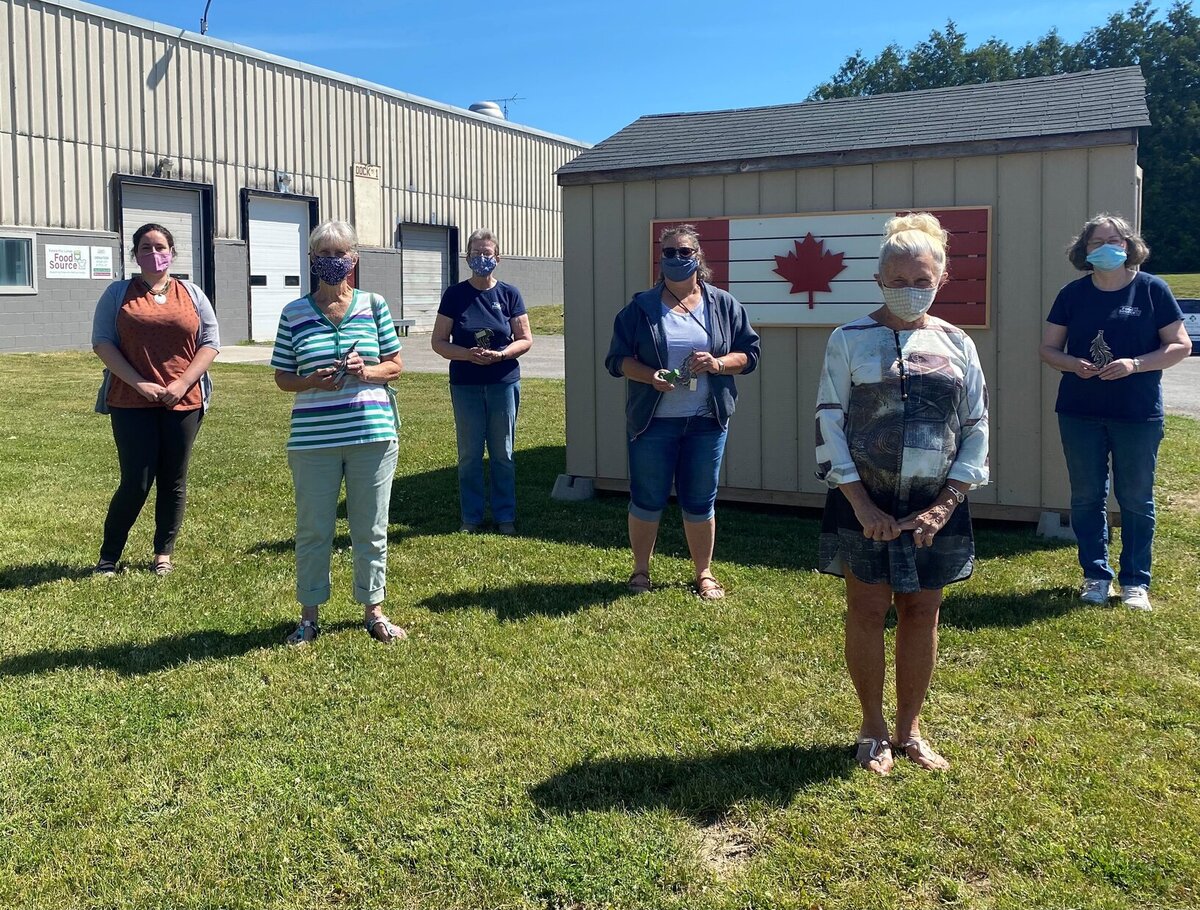 Four volunteers recognized for outstanding service at Food Source