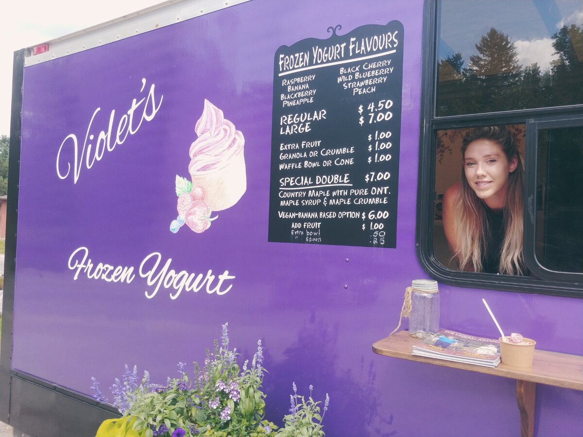 Kinmount frozen yogurt truck brings cool treats to village