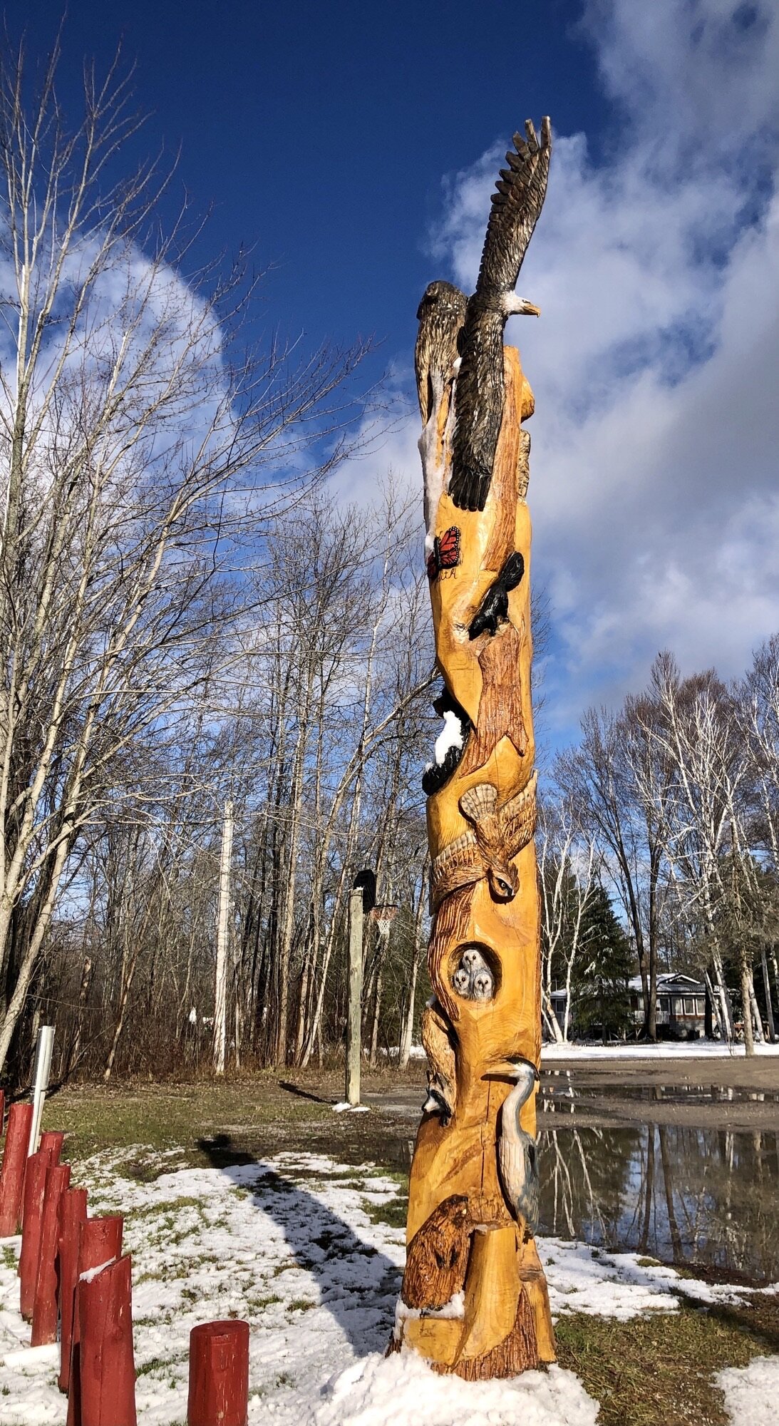 From ash to nature totem tree