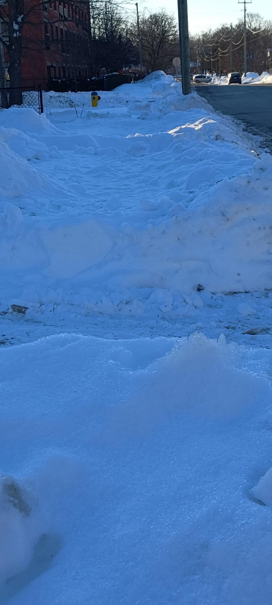 Letter carrier asks where sidewalk plows are