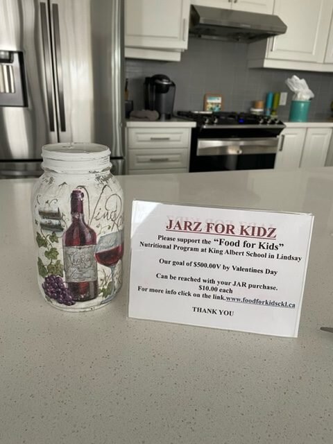 Two Lindsay women create decorative jars to support school breakfast program