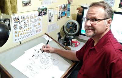 Cartoonist Kevin Frank sketches a creative life
