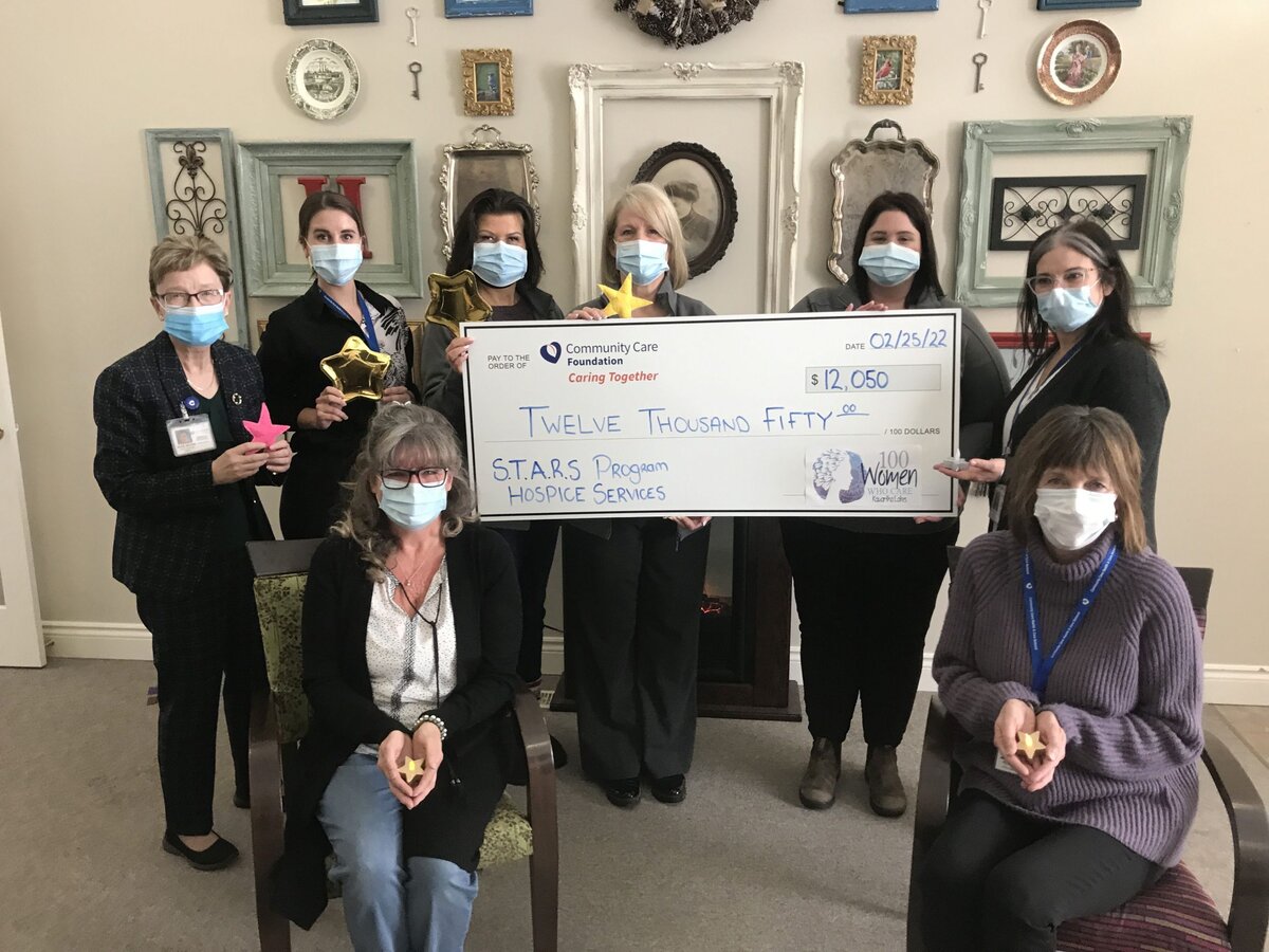 Community Care's Hospice Services nets $12,000 from 100 Women Who Care