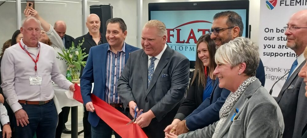 Premier on hand as FLATO makes $1.2 million donation to Fleming College