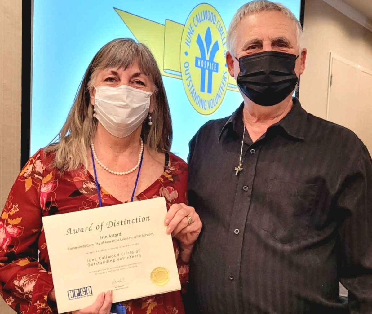 Community Care volunteer receives June Callwood award