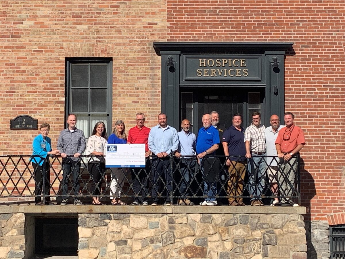 100 Men make largest donation yet, this time to Hospice