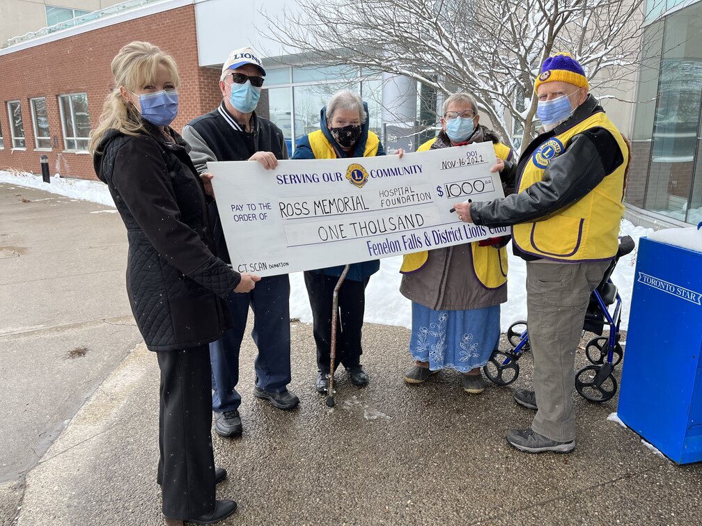 Fenelon Lions continue quest to support community’s CT Scanner