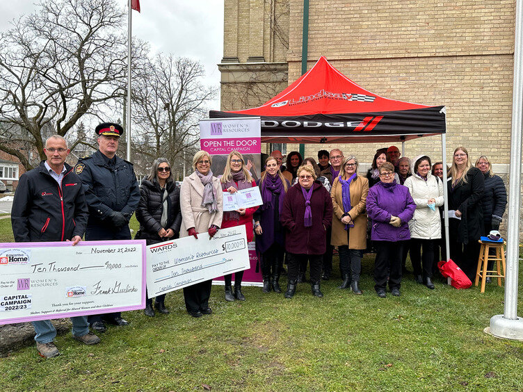 Flag-raising ceremony and campaign launch for Women's Resources