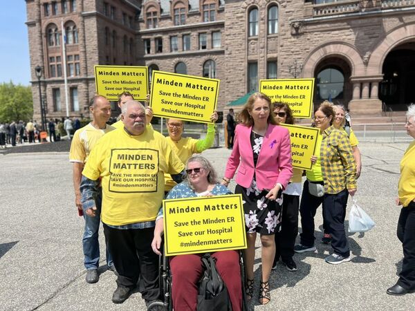 Protest confirmed for today in front of MPP's office over Minden ER closure decision