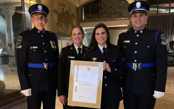 Local paramedic honoured for her bravery