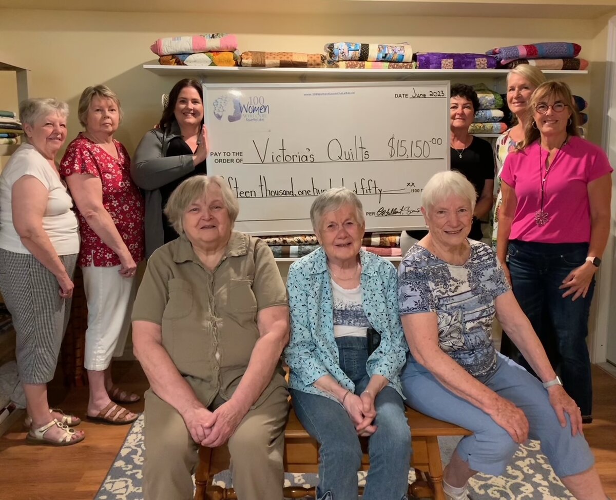 100 Women Who Care raise $15,000 for Victoria's Quilts' local chapter