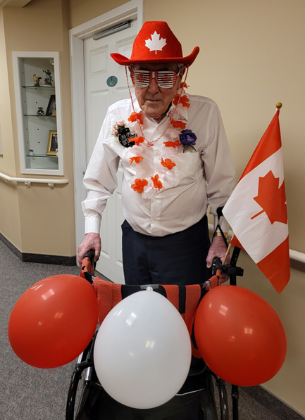Extendicare resident, Lorne Thurston, to Celebrate 100th birthday on Canada Day