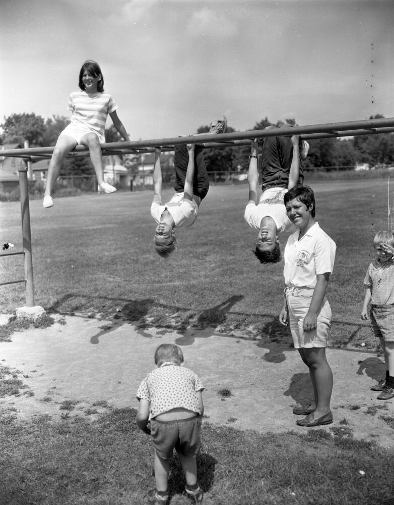 Seesaws, slides, and swingsets: Playgrounds in Lindsay
