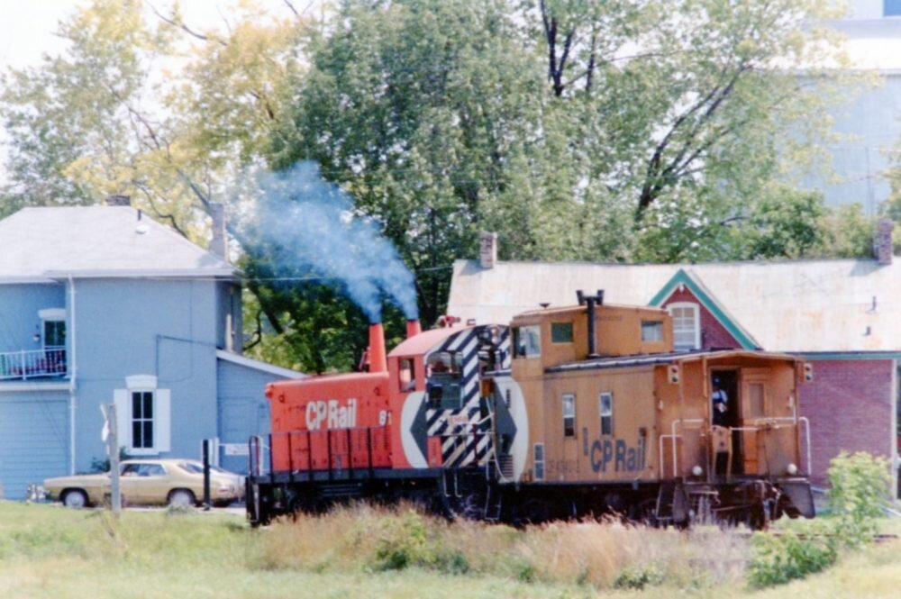 Bringing up the rear: The colourful caboose and its crew
