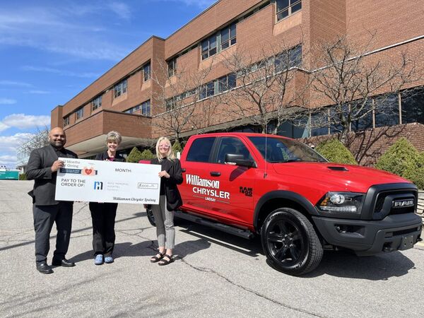RMH included in Williamson Chrysler Lindsay's 12 Months of Giving