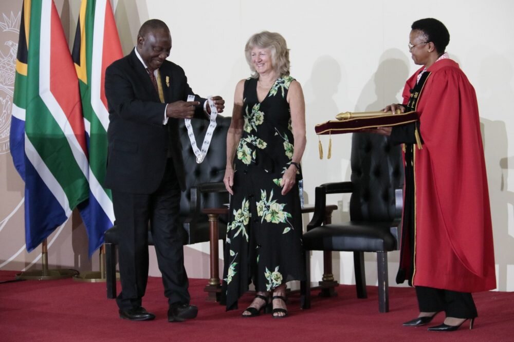 Seasonal resident from Bobcaygeon wins South Africa’s highest honour