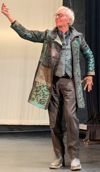 Scott McLeod in costume as the Wizard of Oz. Photo: Marion Puffer.