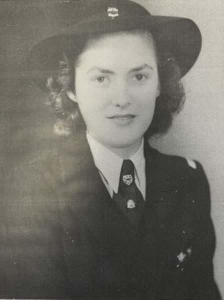 Ruth Nesbitt, founding president of the Lindsay Legion Ladies' Auxiliary. (Royal Canadian Legion Br. 67 collection.)