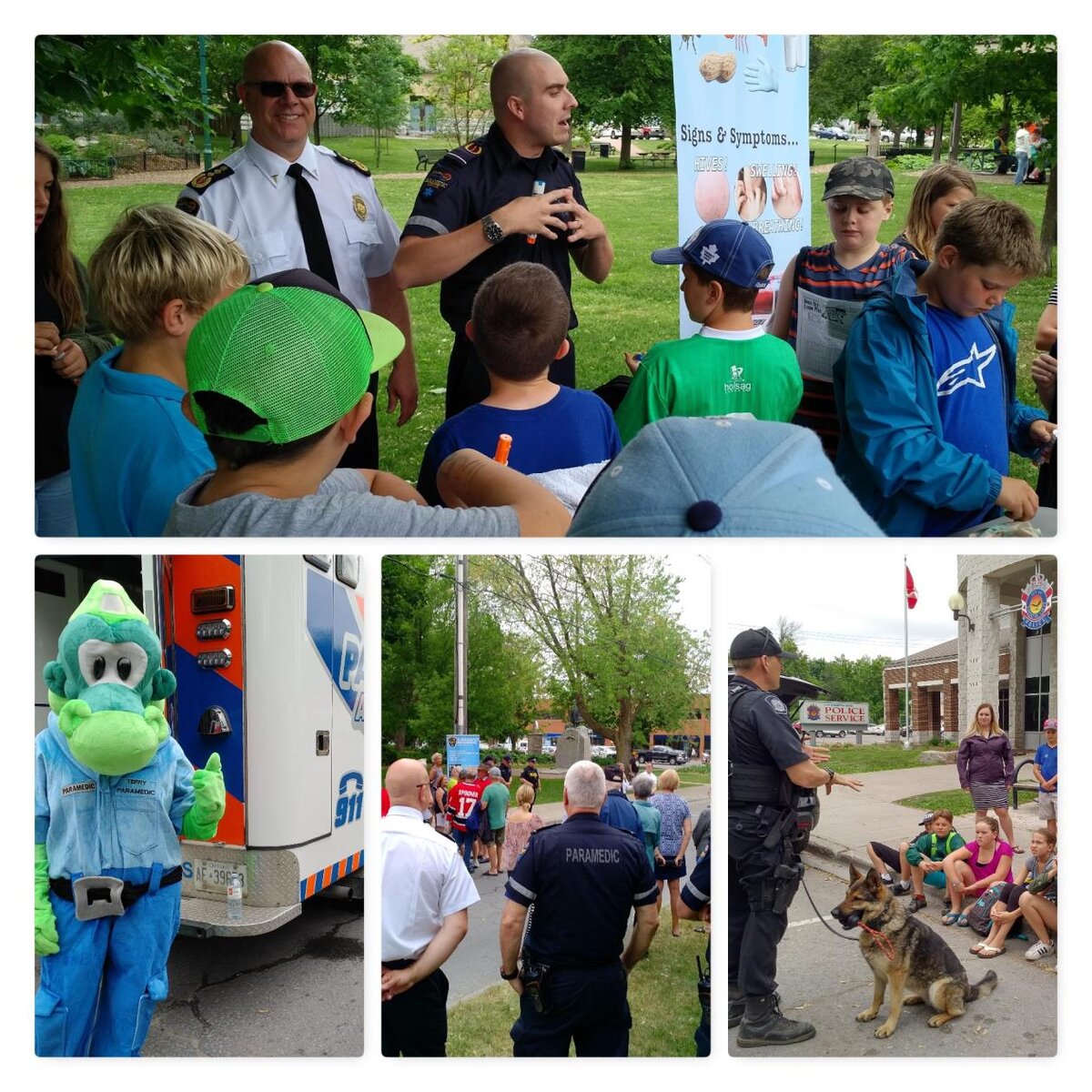 Paramedics in the Park teaches, and reaches out to students, public