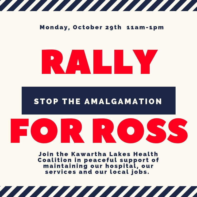 Rally for Ross Memorial to stop amalgamation