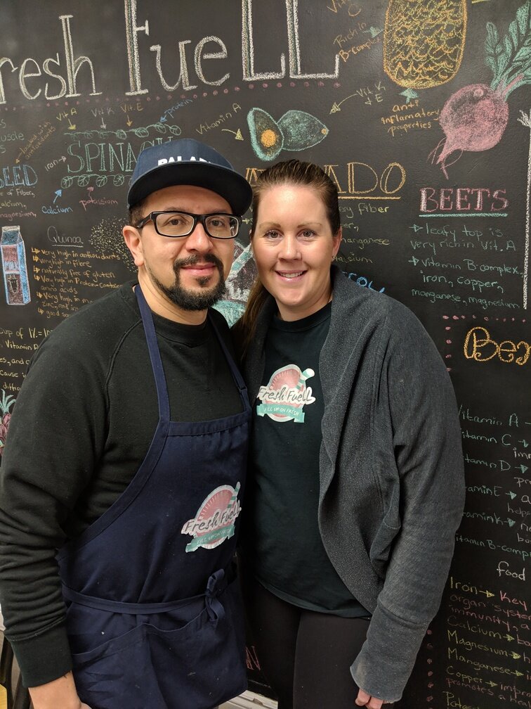 Luis and Leanna Segura: Fresh food, hip hop and climbing for mangoes