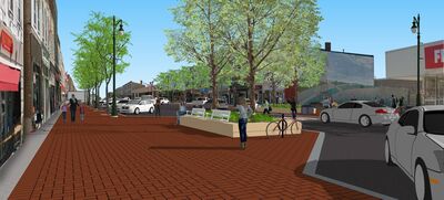 'Car culture' prevails for new downtown after earlier public push-back