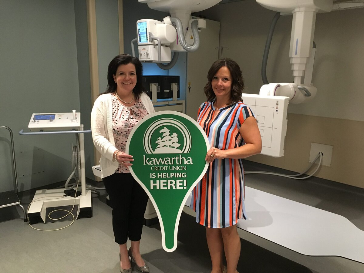 Kawartha Credit Union donation to support new diagnostic equipment