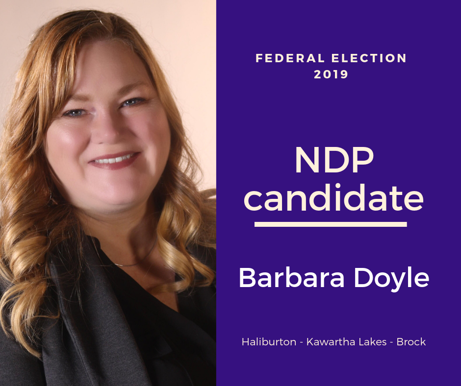 Federal election Q & A with Barbara Doyle of the New Democratic Party (NDP)