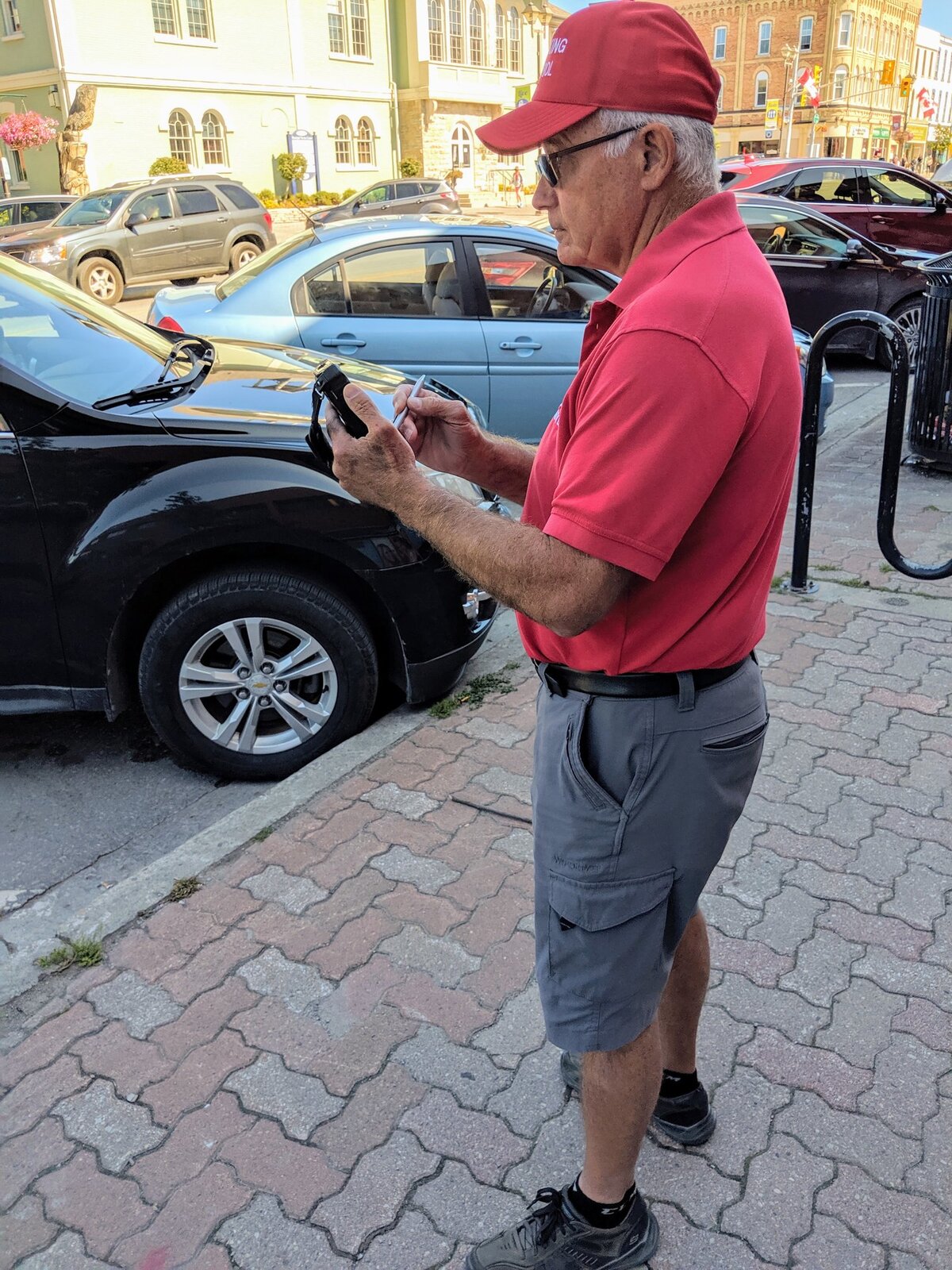 Parking enforcement: Wayne English has his eye on Lindsay’s downtown core