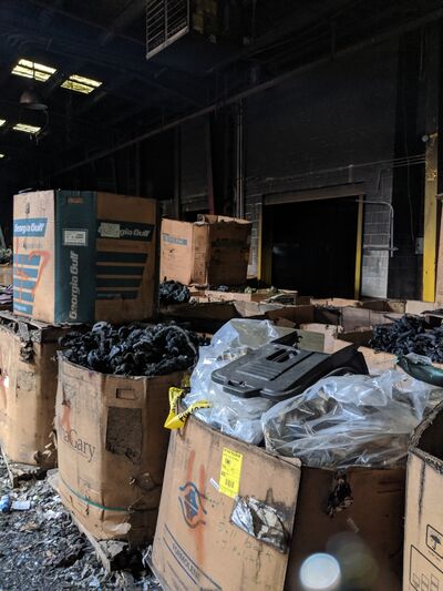 Plastic shock: Tonnes of waste destined for landfill from old Northern Plastic plant