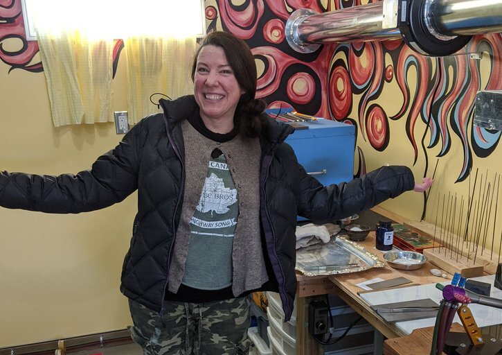 Eclectic artist is glass blower, flame worker, and designer