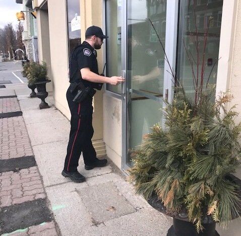 Local police taking extra steps to protect small businesses that are now closed