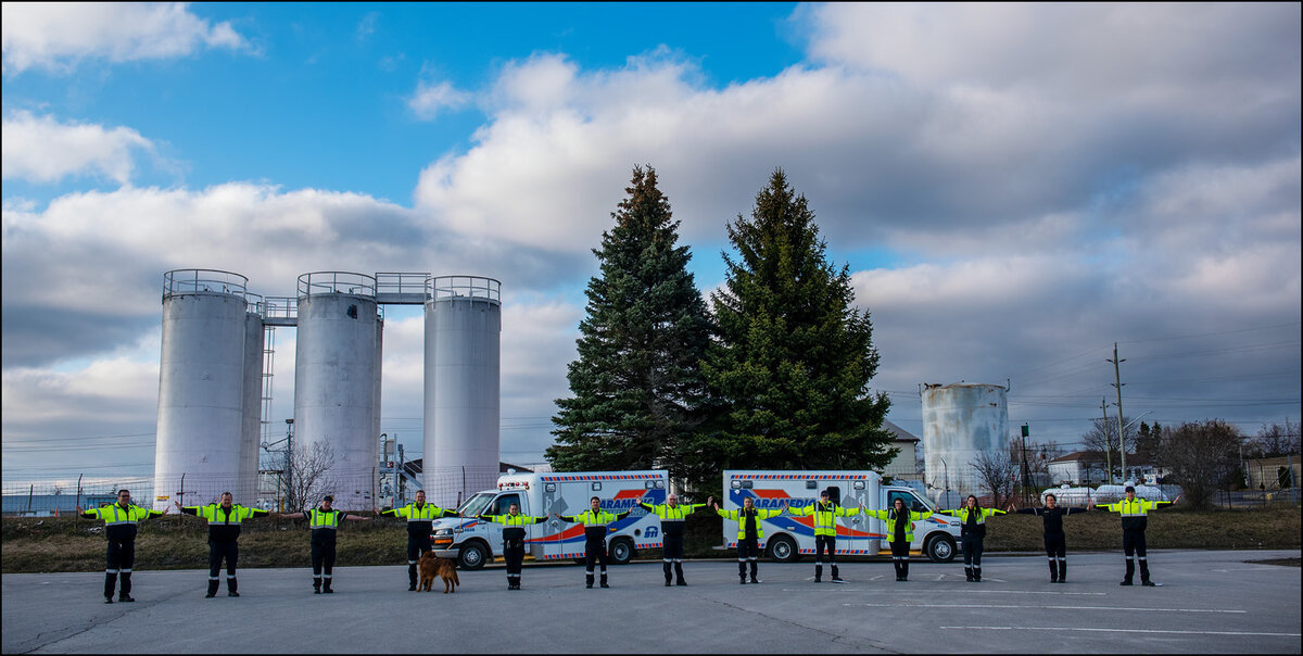 Paramedics recognize community support