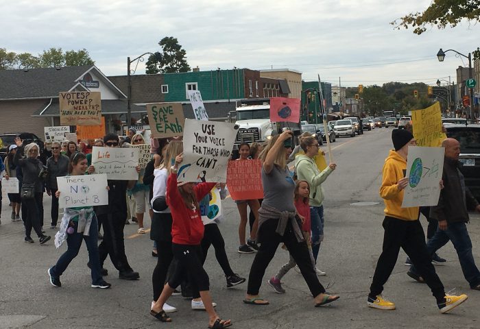 Fenelon Falls joins Lindsay in climate strike action