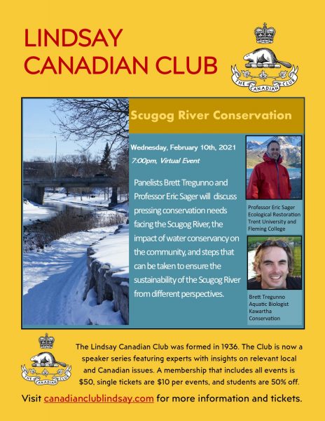 Scugog River Conservation event poster